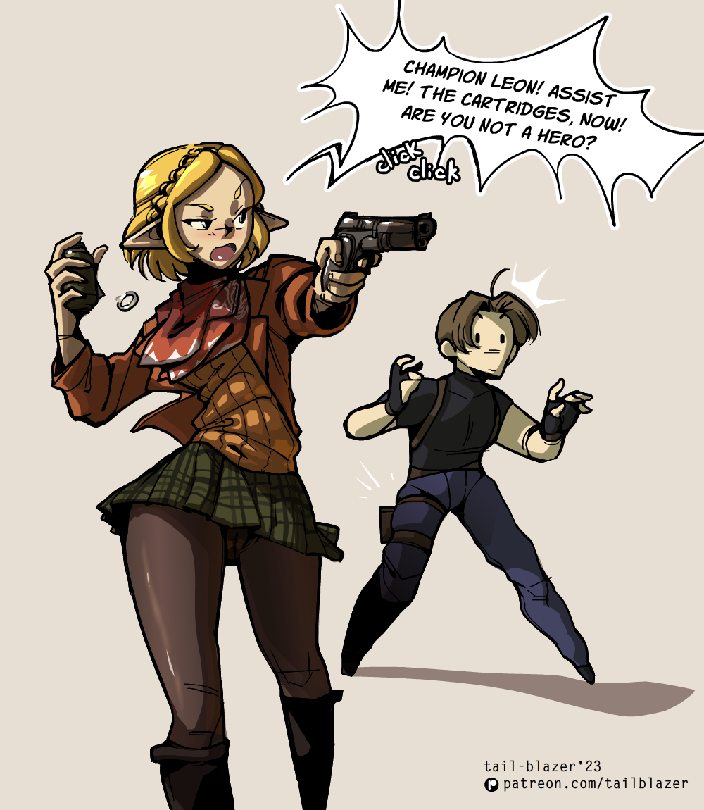 "Zelda Ashley RE4 Swap" by TailBlazer from Patreon | Kemono