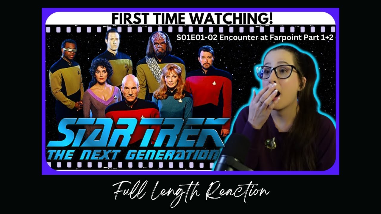 Star Trek TNG S01E01 02 Encounter at Farpoint Part 1 2 Full Length  