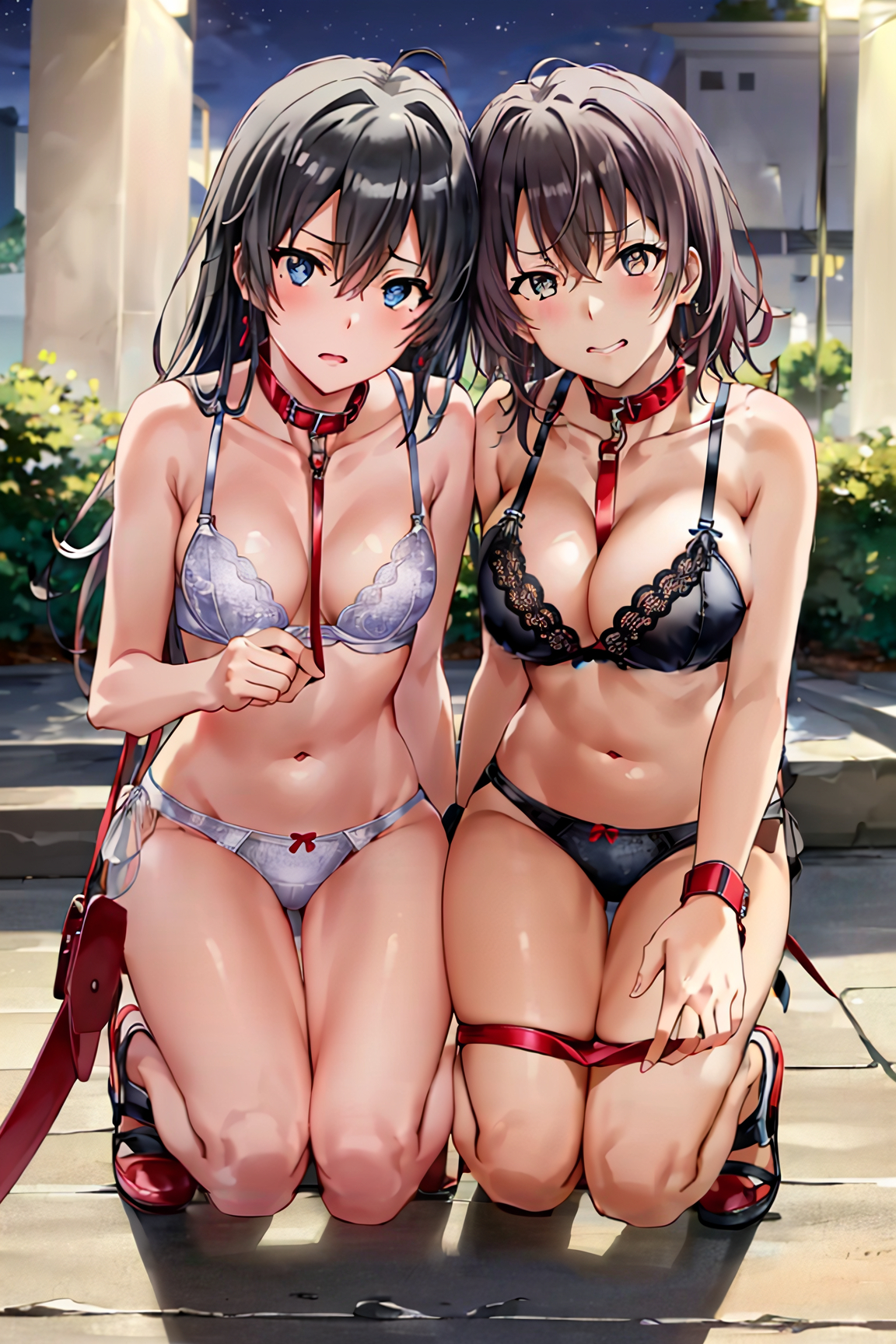 野外露出　雪乃 