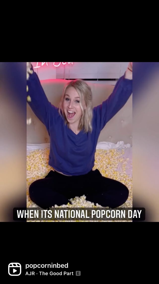 Happy National Popcorn Day by Cassie Tremblay from Patreon Kemono 