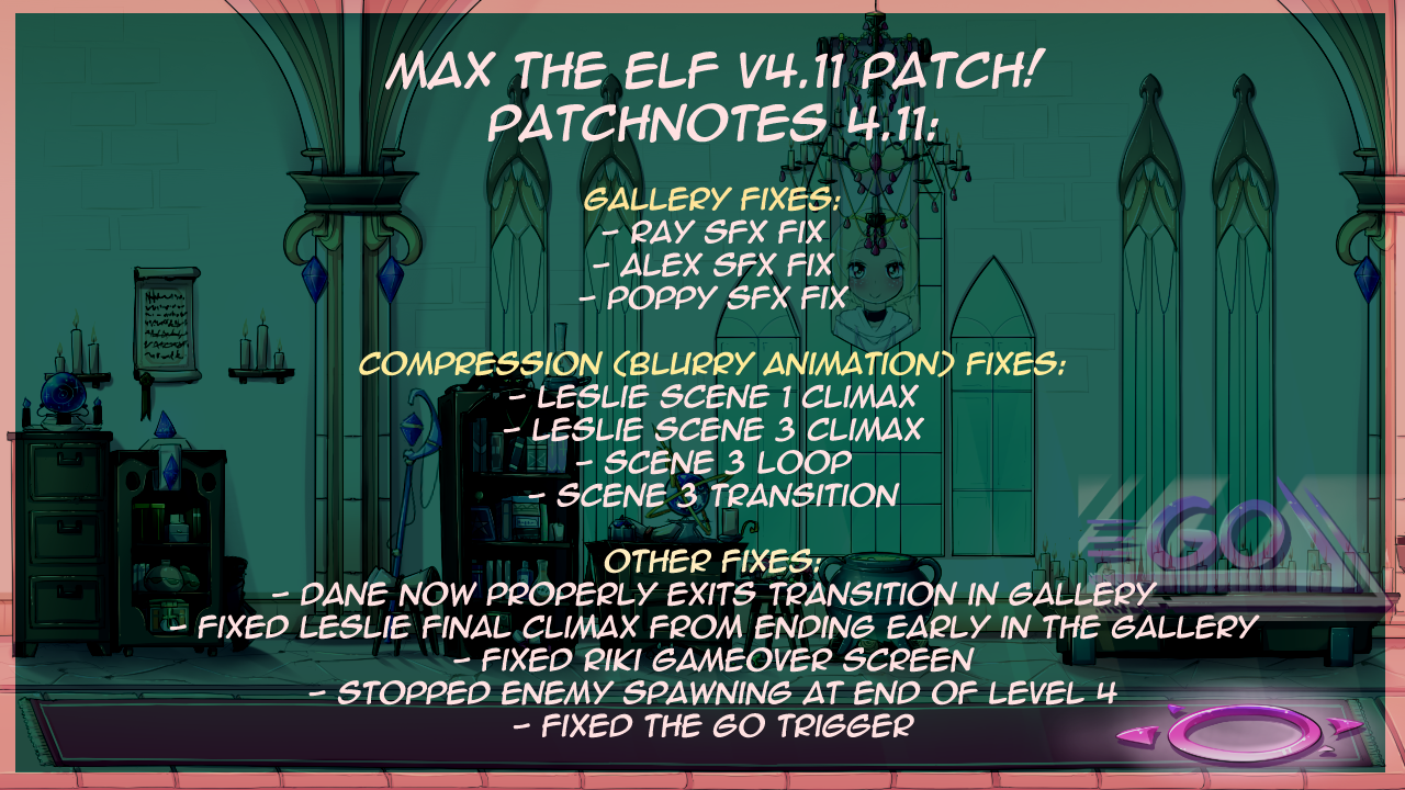 July update 2: Max the Elf v4.11 Leslie RELEASE!