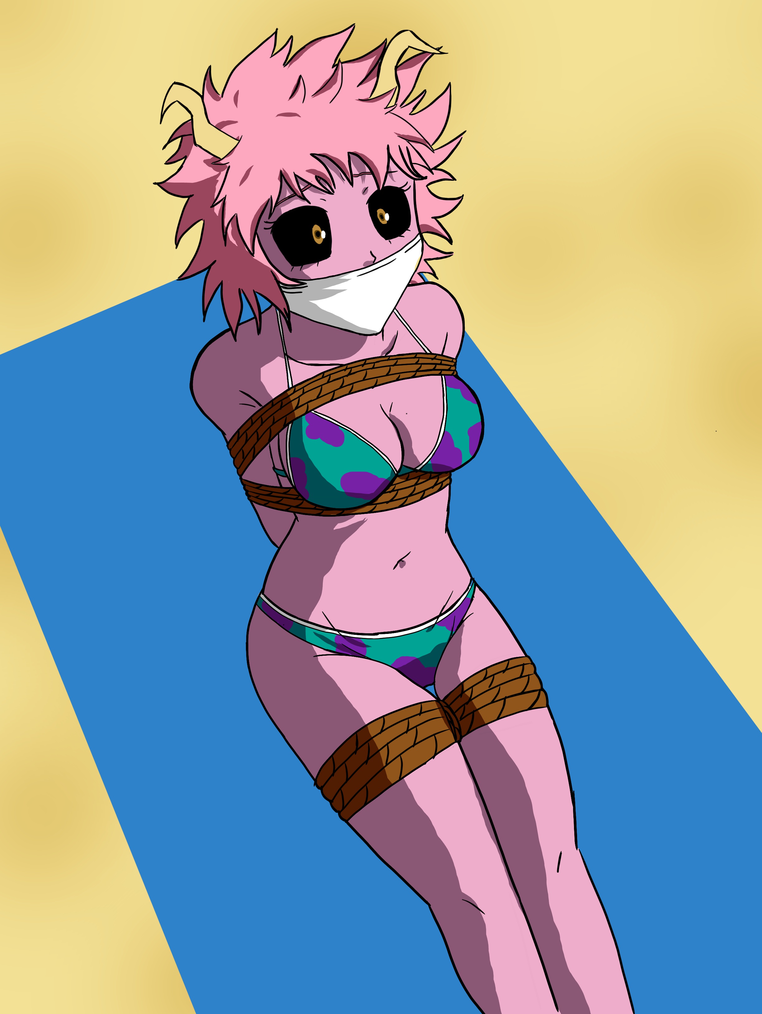 mina ashido in bikini