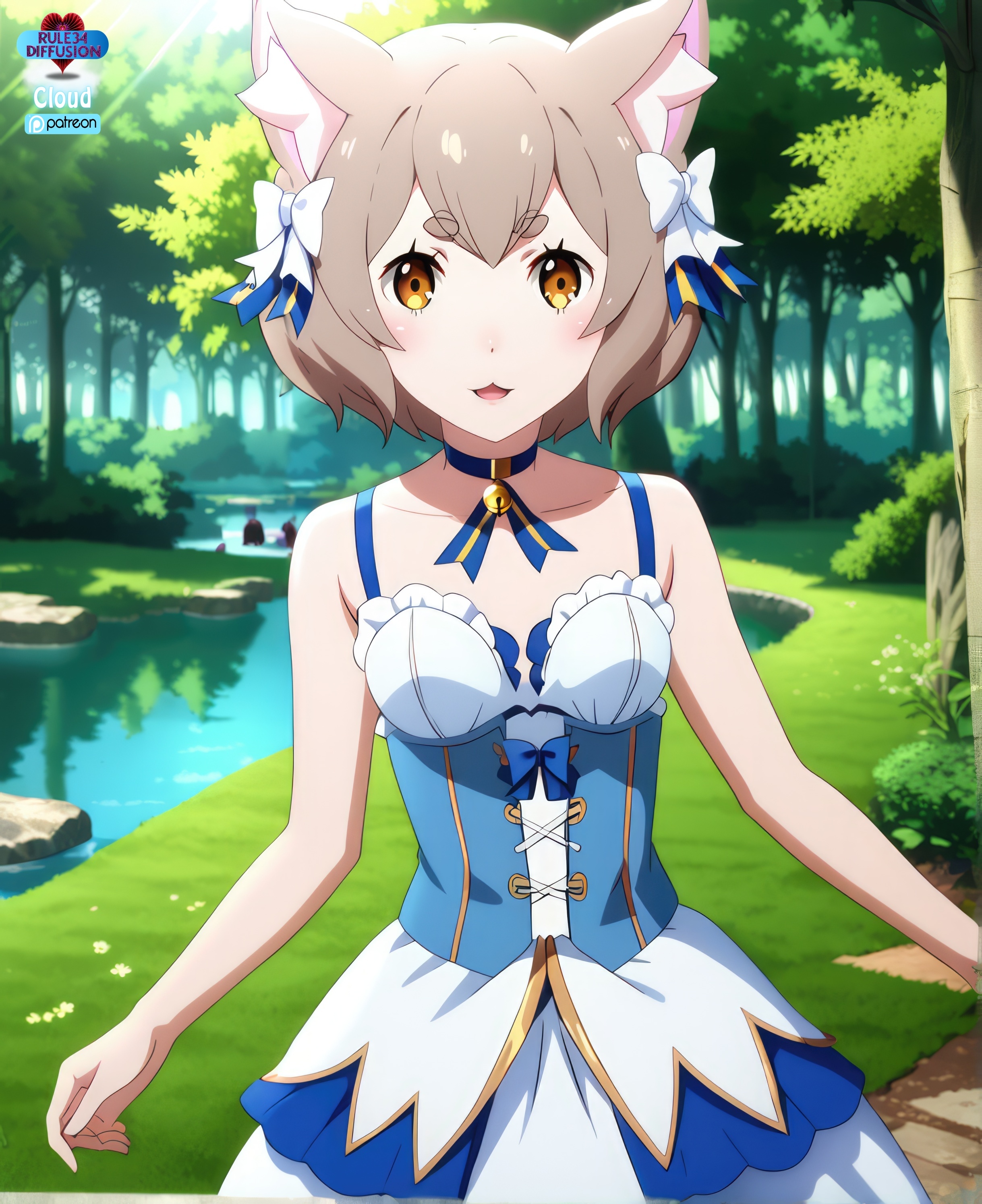 "Felix of Re Zero Sexy Poses [Gen 2}" by Rule34 Diffusion from