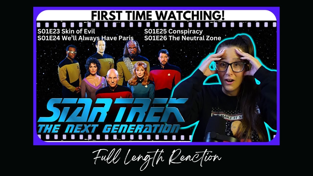 🖖Star Trek TNG S01E23 26 Full Length Reaction by jenmurray from  